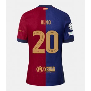 Barcelona Dani Olmo #20 Replika Hjemmebanetrøje 2024-25 Kortærmet